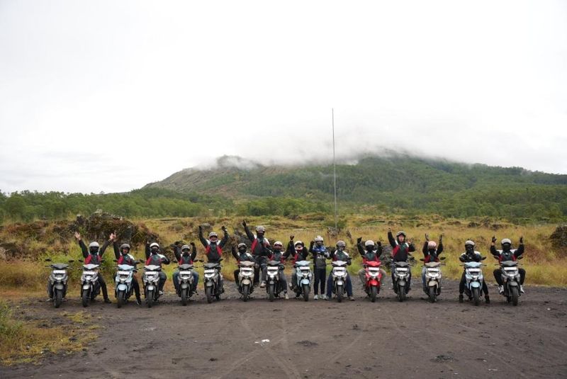 Cerita Rombongan Touring GEAR ULTIMA Jajal Medan Pegunungan Kintamani