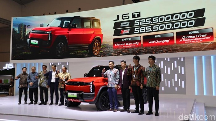 Harga Chery J6T Diumumkan, Mulai Rp 525 Jutaan!