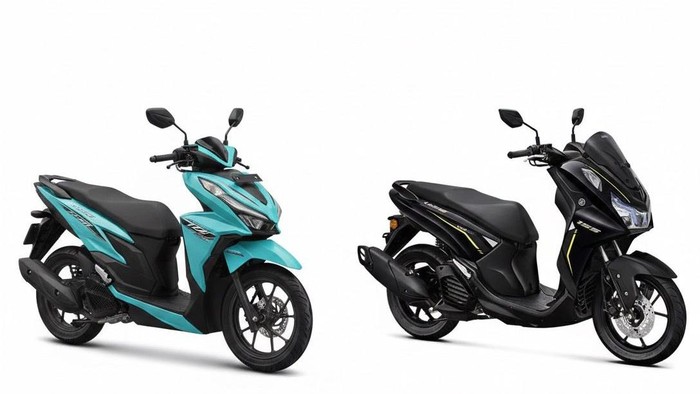 Honda, Yamaha, Harga Beda Tipis, Pilih Honda Vario 125 Termahal atau Yamaha Lexi LX 155 Termurah?