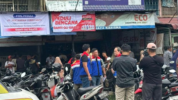 Korban Banjir Sumatera Bisa Ganti Oli Motor Gratis di Bengkel-bengkel Ini