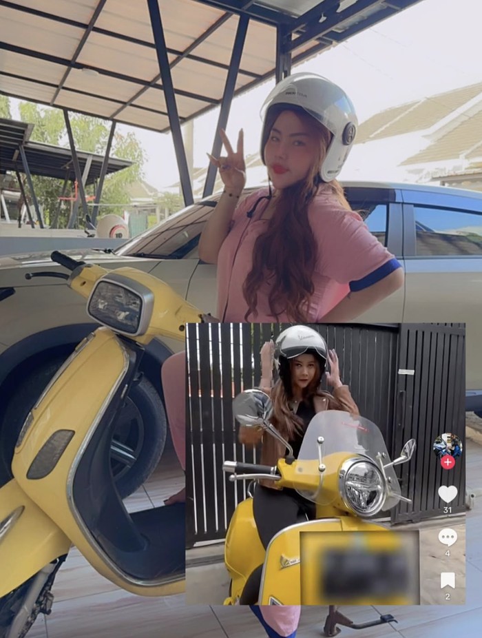 Tentang Vespa Kuning Lisa Mariana dan Aura Kasih