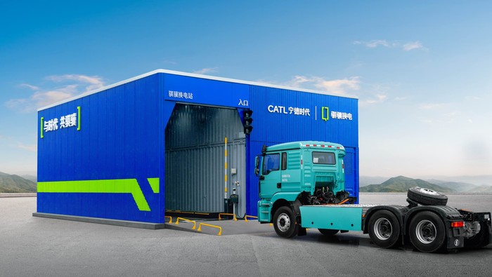 CATL Kembangkan Sistem Baterai Swap untuk Truk Listrik