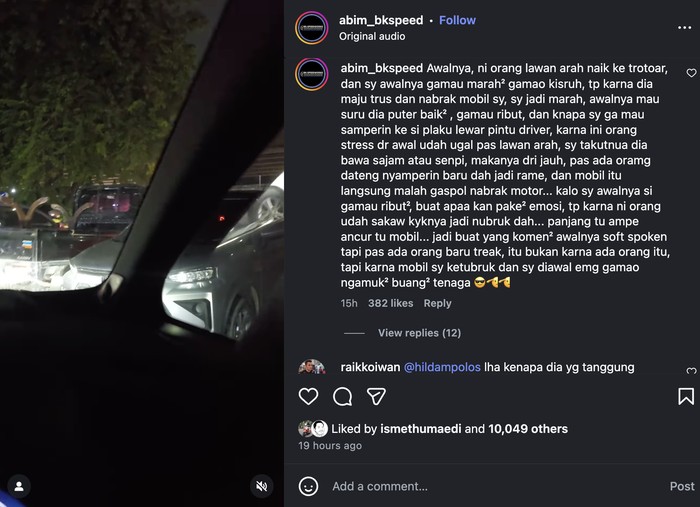 Lagi-lagi Mobil Lawan Arah, Ujung-ujungnya Diamuk Massa