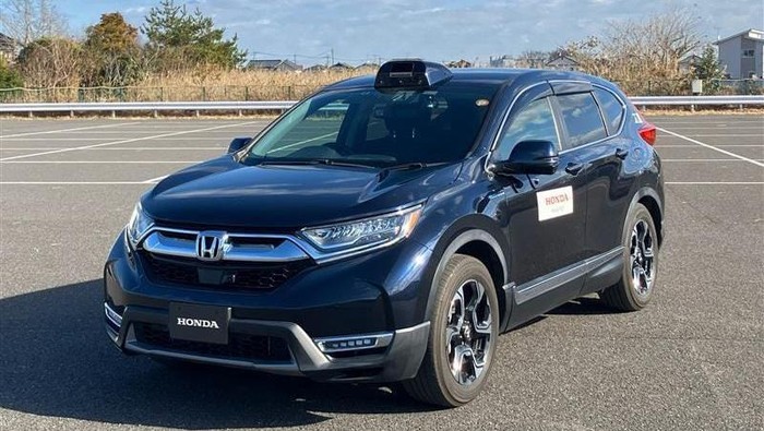 Honda, Honda CR-V, Honda Uji Coba CR-V Otonom