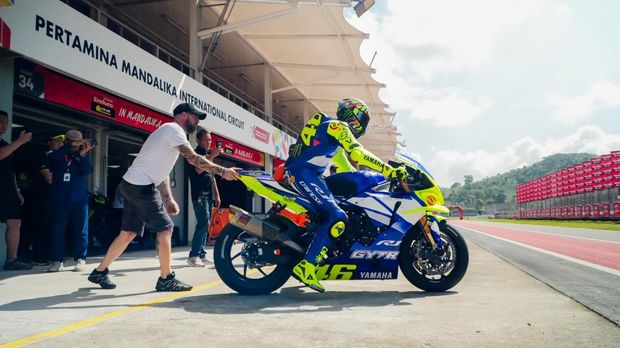 Kata Rossi Usai Geber Motor di Sirkuit Mandalika