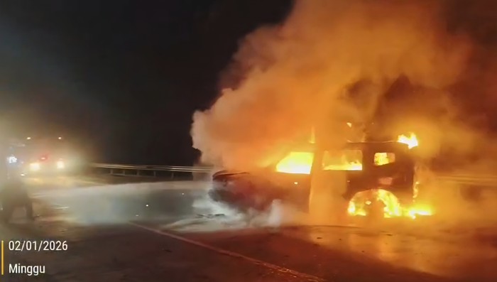 Hasil Investigasi Tabrakan Jetour-BMW di Jagorawi, Ini Penyebab Mobil Terbakar