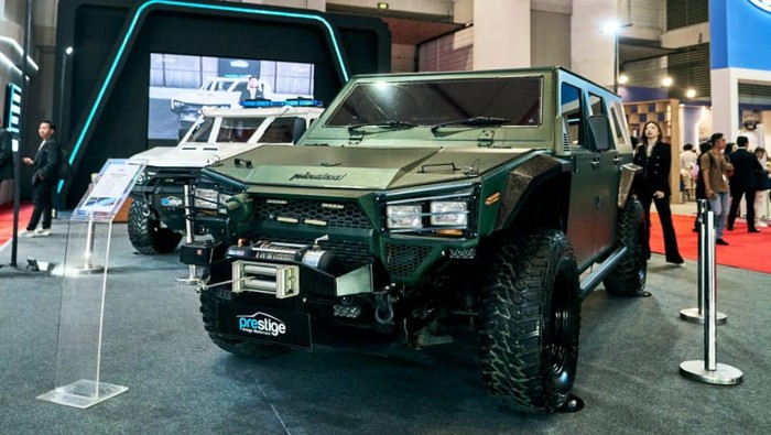 Gagah! Pindad Maung MV1 dan MV2 Mejeng di IIMS 2026