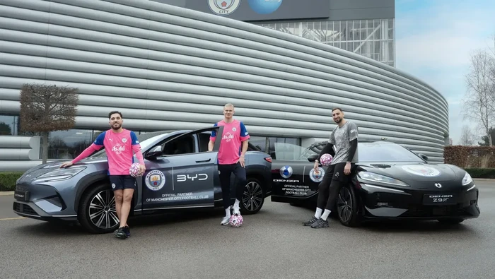 BYD, Haaland Cs Bakal Wara-wiri Pakai Mobil BYD-Denza