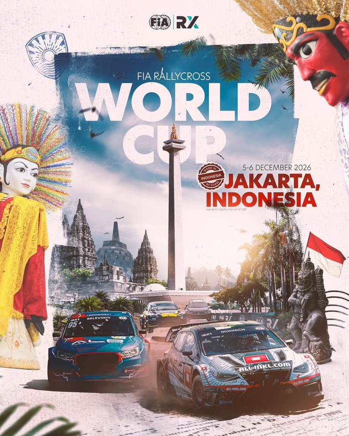 Jakarta Jadi Tuan Rumah FIA Rallycross World Cup, Balapan Digelar Desember