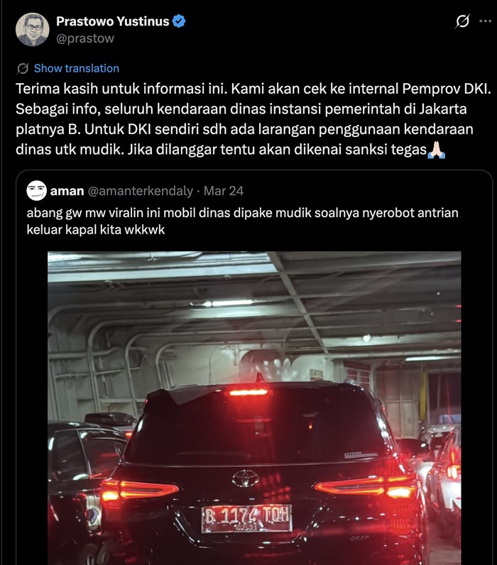 Viral Mobil Dinas Pelat Merah Dipakai Mudik hingga Serobot Antrean di Kapal