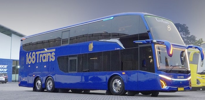 PO 168 Trans Luncurkan Bus Tingkat Besutan Adiputro, Punya Spek 'Rata Kanan'