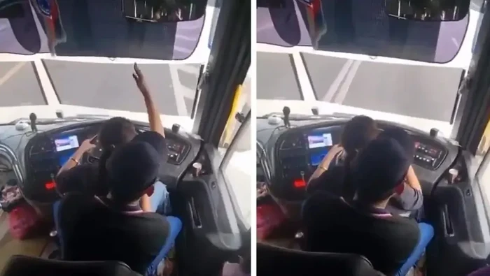Sopir Bus Viral Pangku Wanita Sambil Nyetir Dipecat Operator