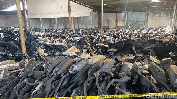 Asal Usul Ribuan Motor di Jaksel yang Mau 'Dimutilasi' dan Diekspor ke Afrika