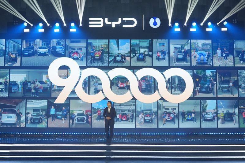 BYD, 90 Ribu Mobil BYD Sudah Beredar di Jalanan Indonesia