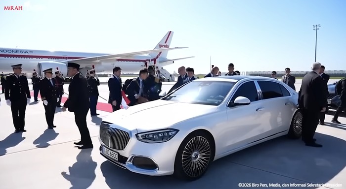 Mobil Mewah Tunggangan Prabowo saat Kunjungan ke Paris