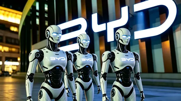 BYD, Susul Chery, BYD Ikutan Bikin Robot Manusia