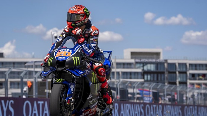 MotoGP, Derita Quartararo di MotoGP Hungaria: Masalah Teknis Bikin Gagal Finis