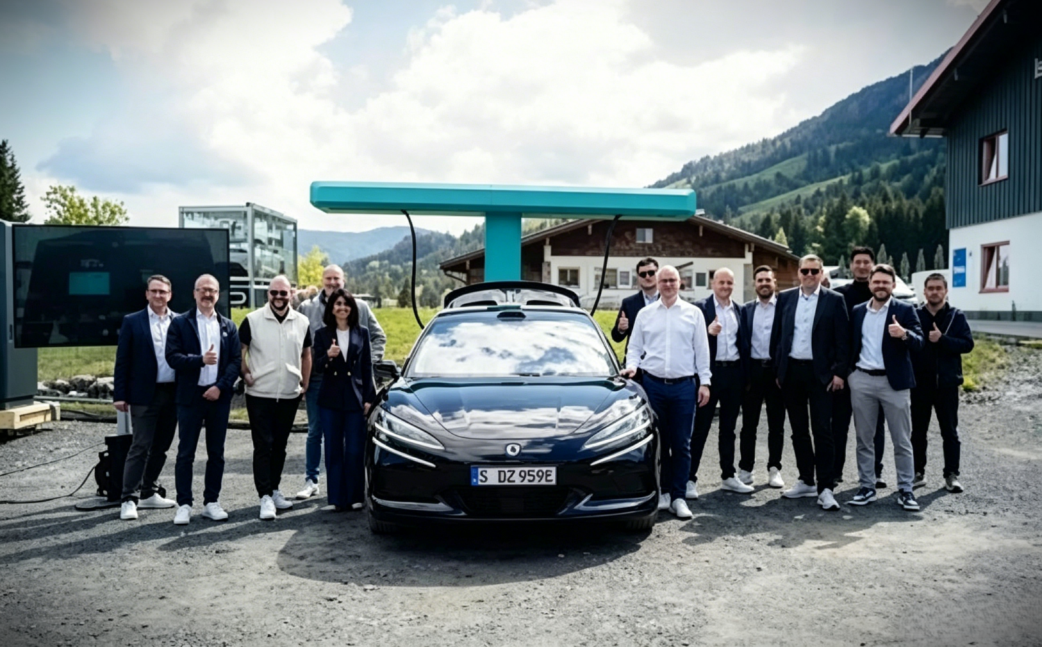 BYD, BYD deploys first 1,500 kW German flash-charging station in 3,000-site European push