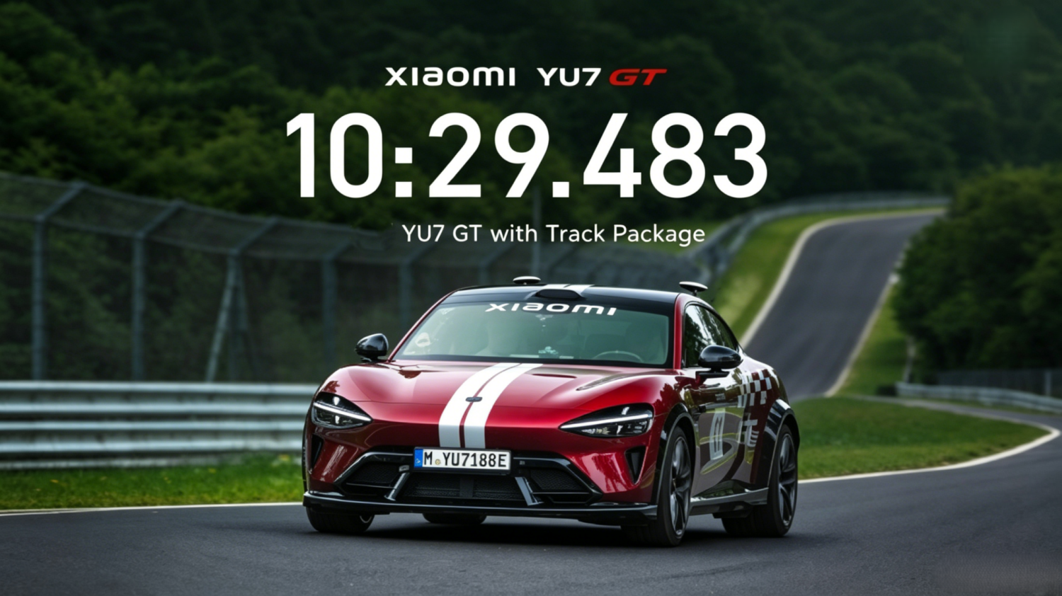 Xiaomi YU7 GT’s autonomous driving secures world first 10 minute Nürburgring lap