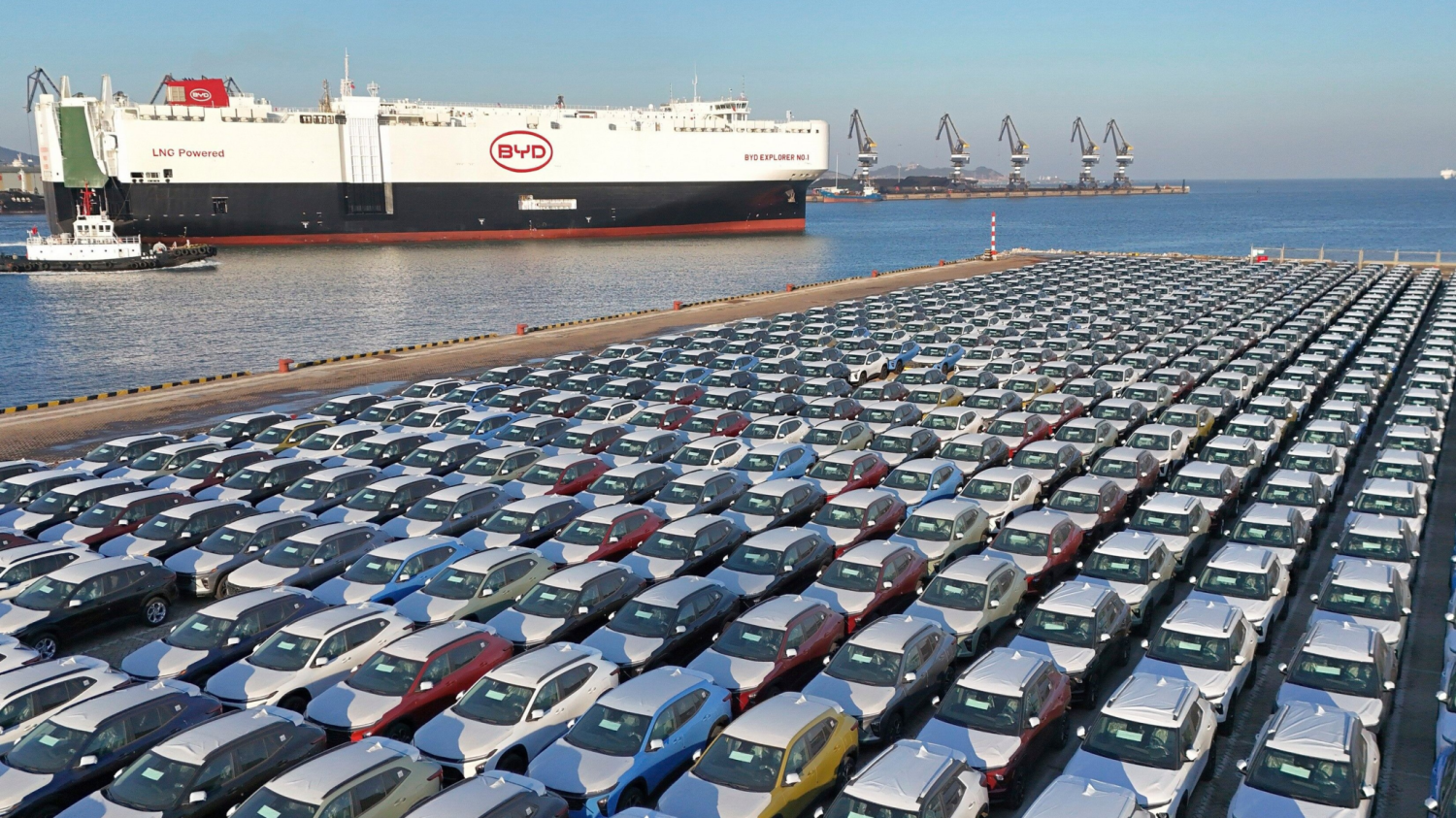 China’s monthly vehicle exports exceed 1 million for the first time, with NEVs claiming over half