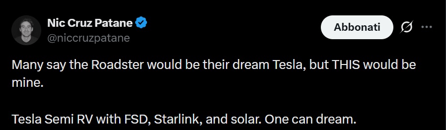 Autocaravana eléctrica de Tesla: el golpe de efecto de Musk