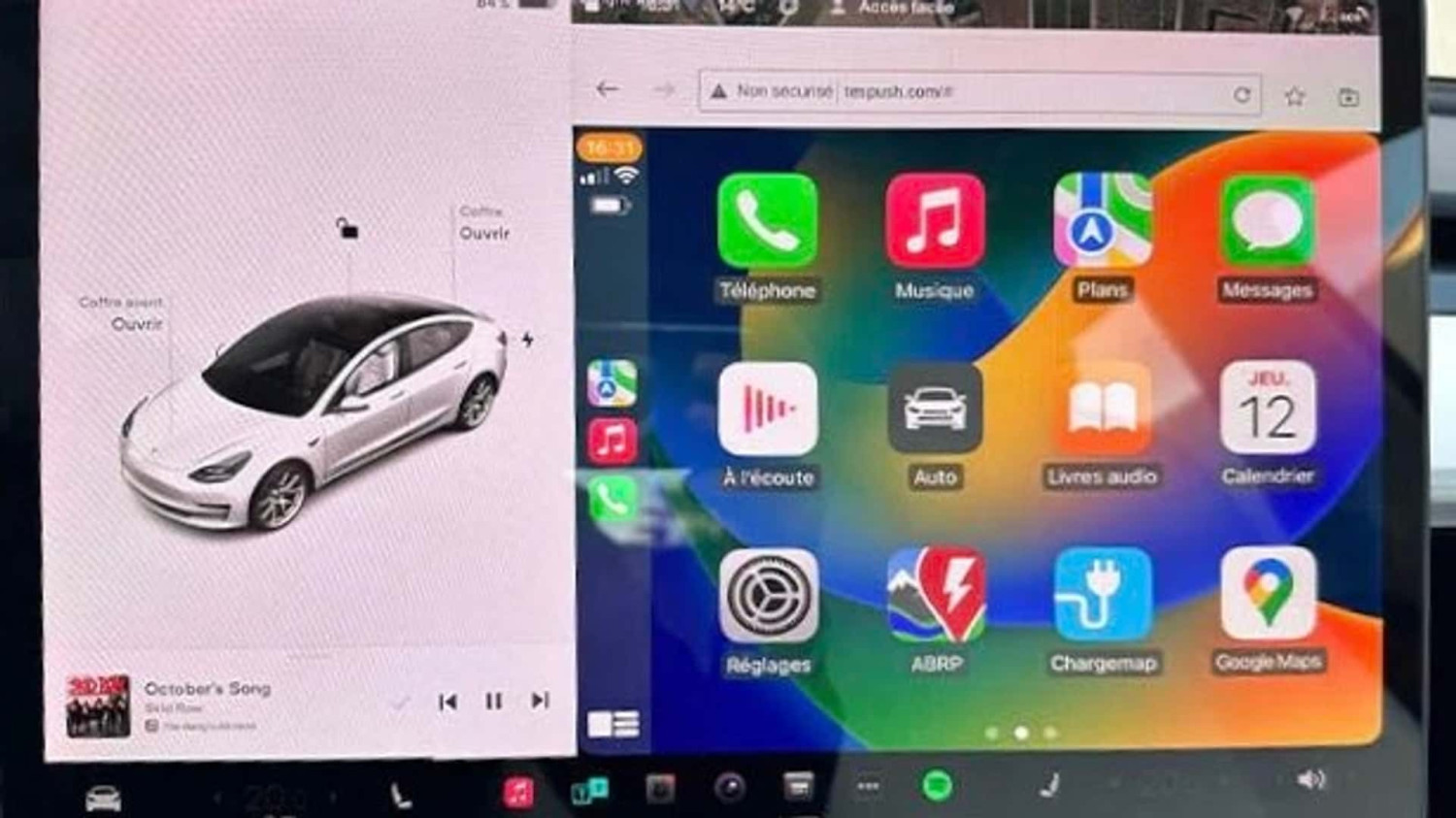 Tesla, Tesla est sur le point d'introduire Apple CarPlay dans ses voitures