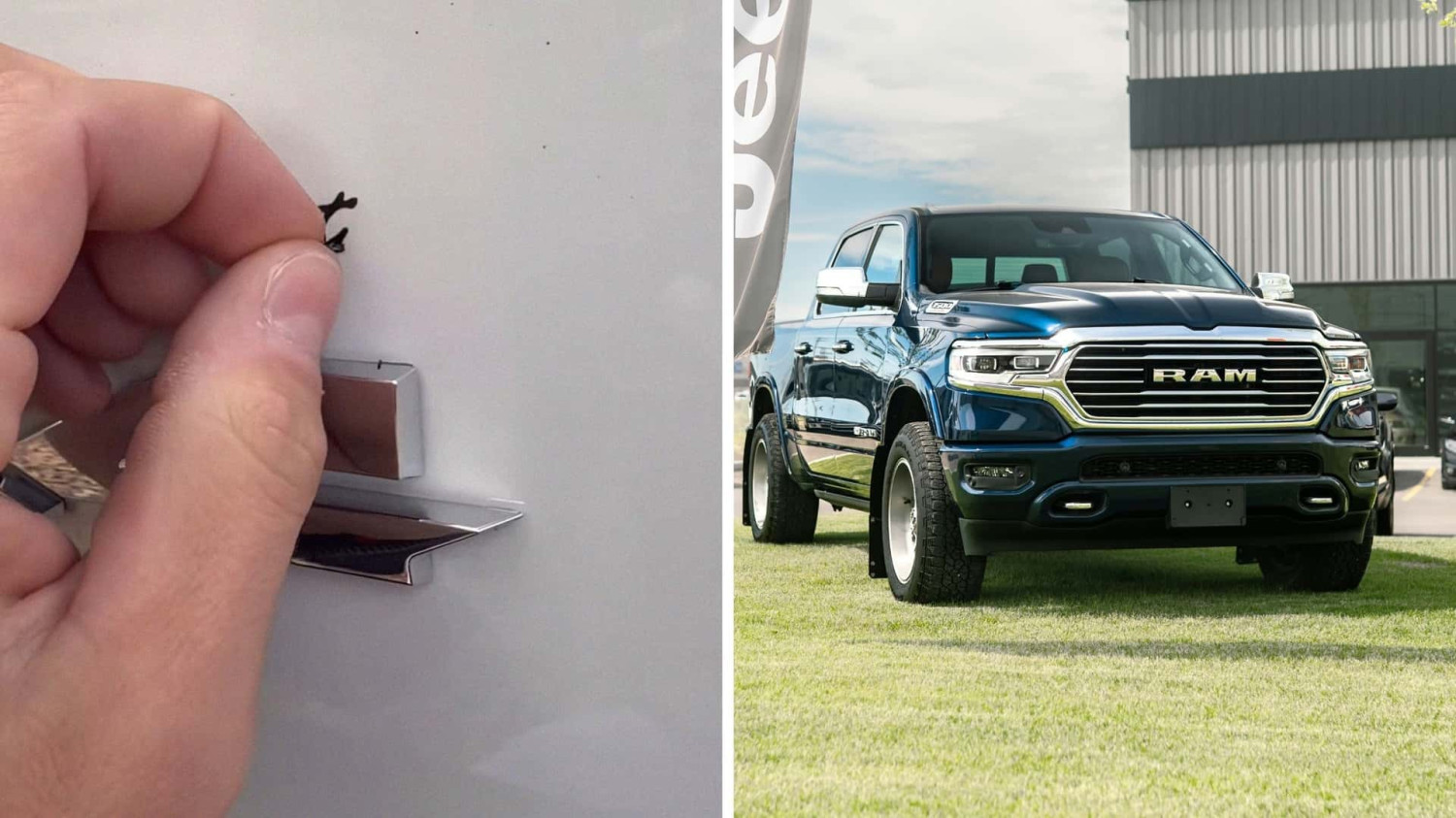 RAM, Man Buys Ram Truck. Then He Notices This Common Dealership Gimmick, And Takes Matters Into His Own Hands To Fix It