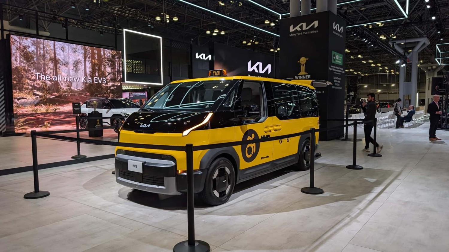 Le van électrique futuriste de Kia pourrait devenir un taxi new-yorkais
