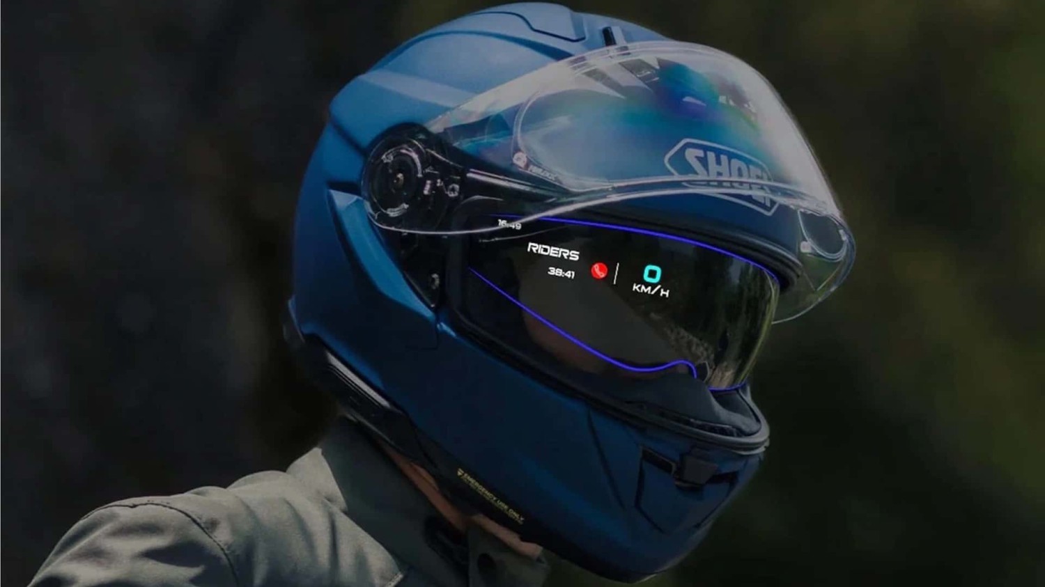 El casco GT-Air 3 de Shoei ofrece realidad aumentada