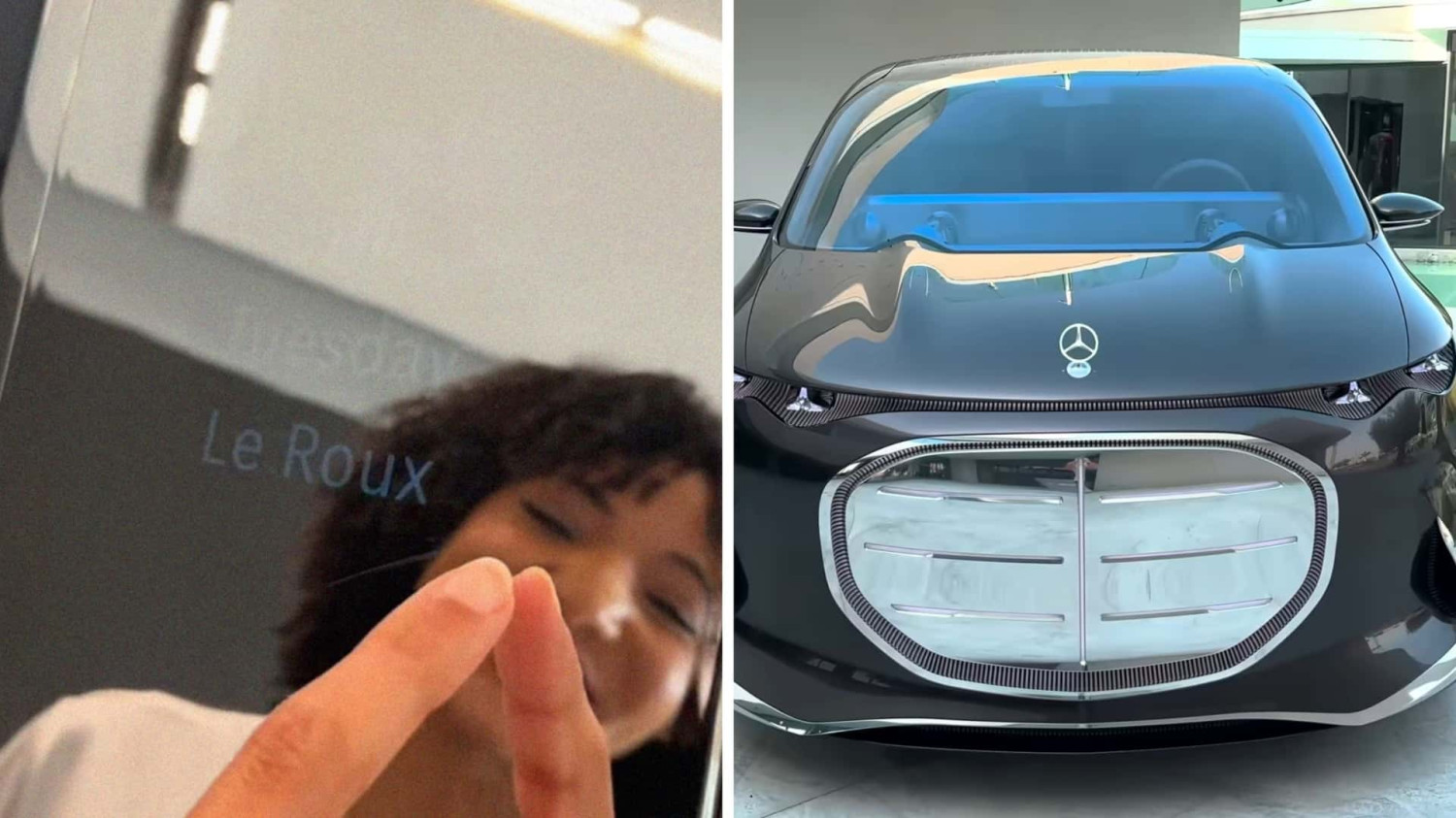 Mercedes, 'World’s First:' Woman Walks Up to Mercedes Vision V. Then She Unlocks It With Her Face