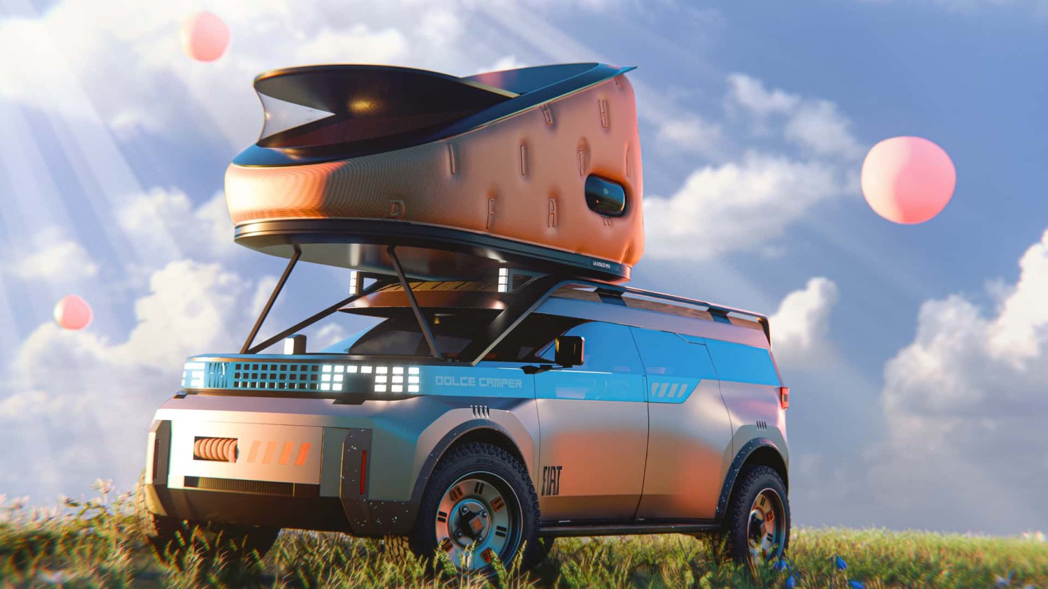 Fiat Dolce Camper Concept : Le camping-car du futur ?