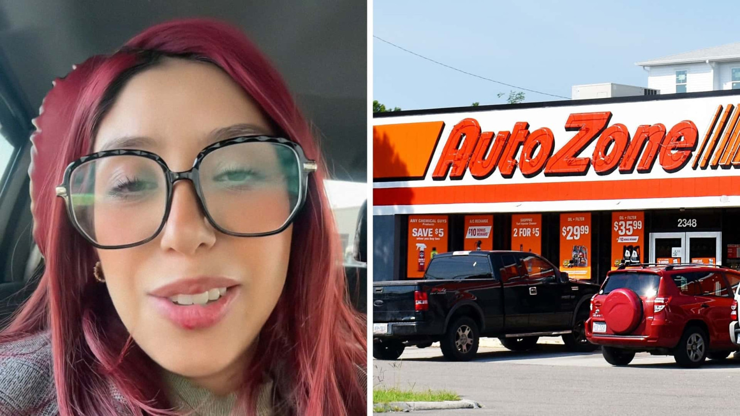 Woman Goes to AutoZone. Then a Worker Busts out Laughing When She Walks Him to Her Car