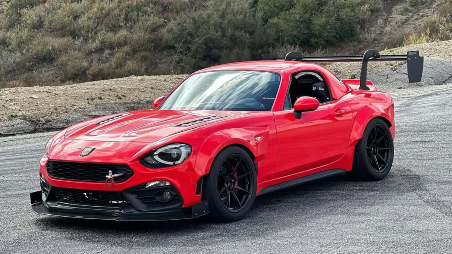 This Fiat 124 Spider Build Has An Unlikely Engine Swap. Here's How It Happened