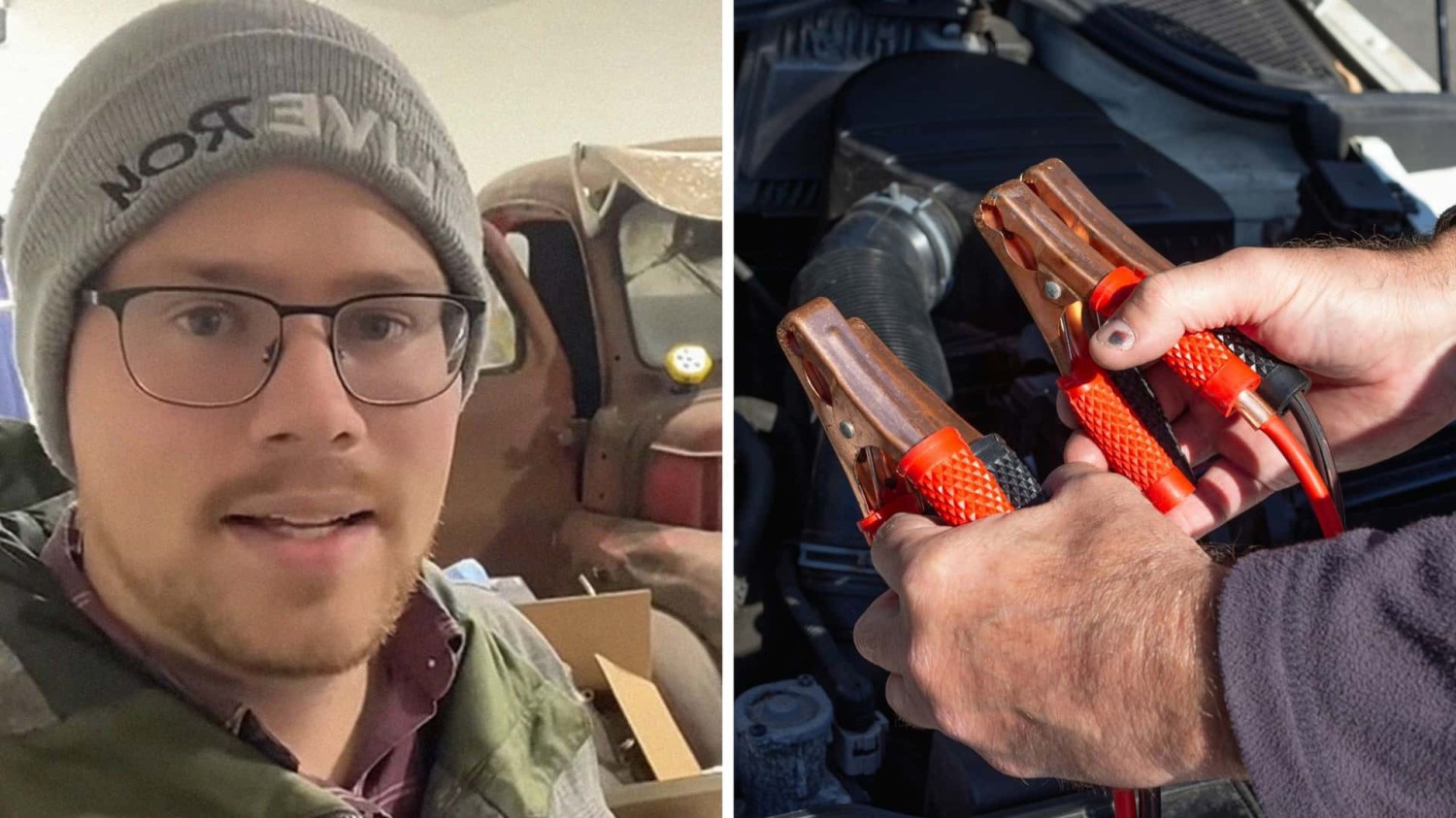 ‘I Have It On The Right Spots, Right?’: Man Hooks Up Jumper Cables. Then They Start Smoking