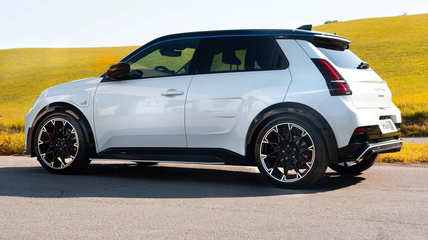 Alpine A290 mit H&amp;R-Tieferlegungsfedern