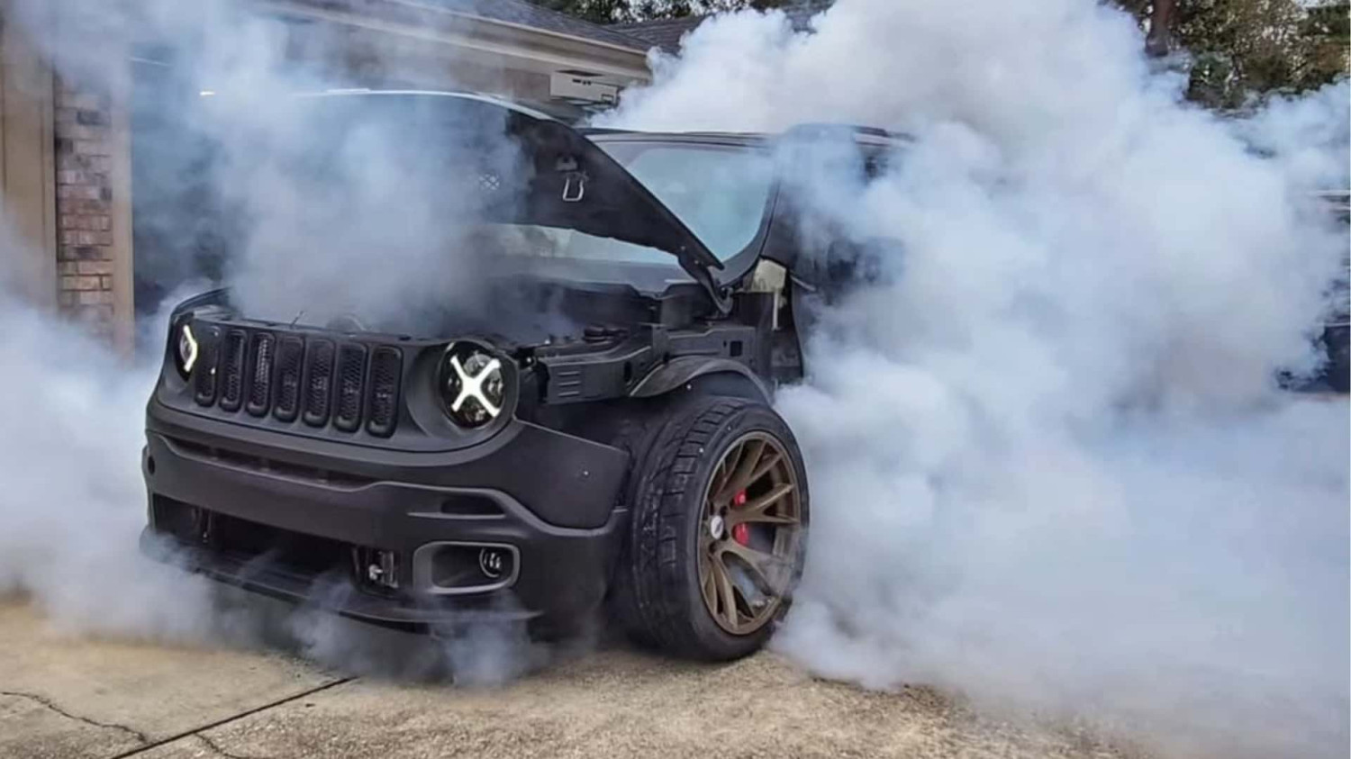 Jeep, Jeep Renegade, This Hemi V-8-Powered Jeep Renegade Is an Excellent Use of Free Will