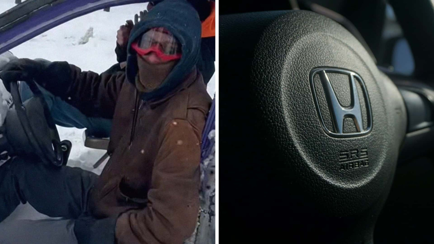 Honda, Man Drives 1998 Honda That’s Missing Doors, Hood, And Roof. Is That Legal?