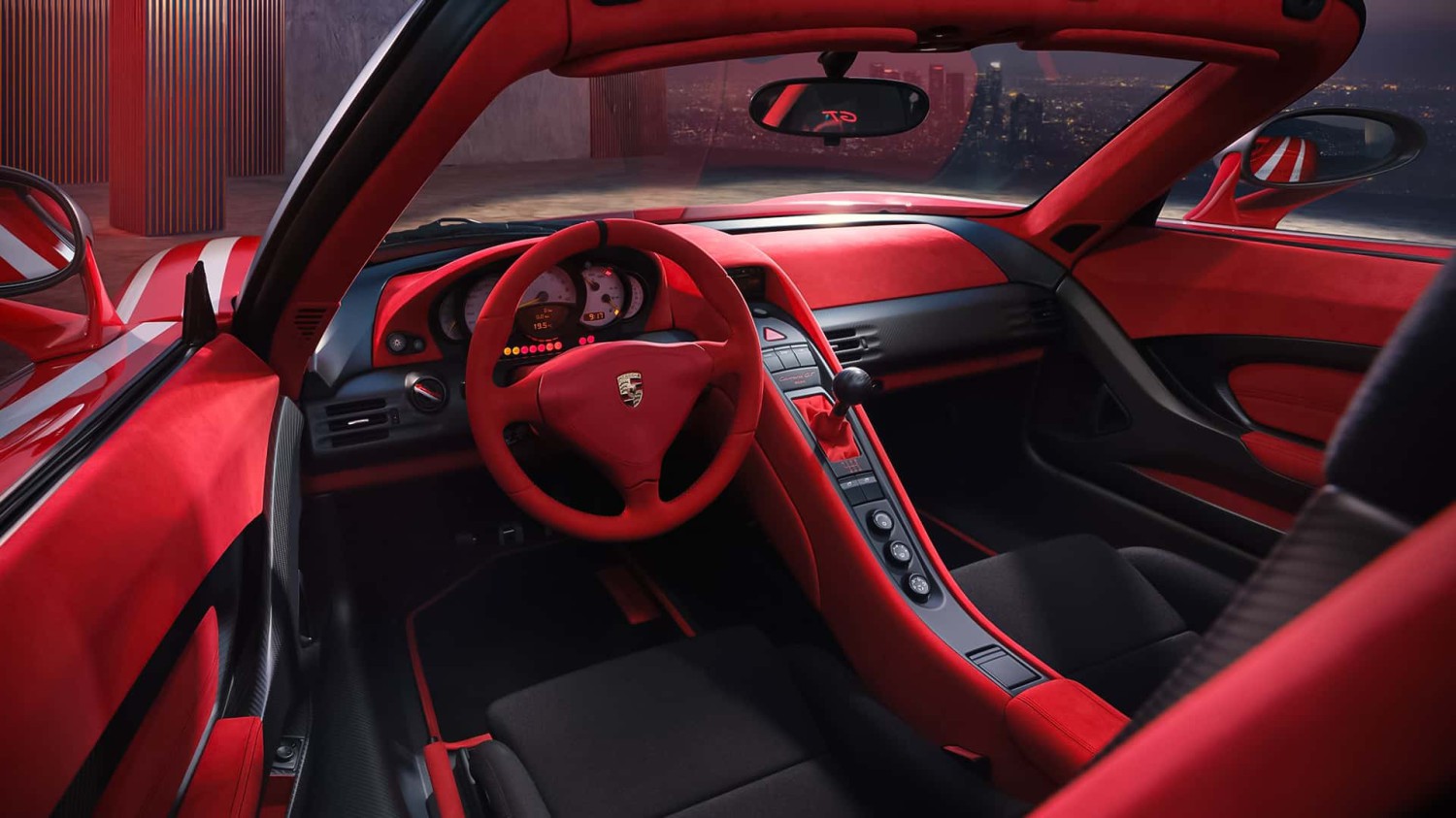 El Porsche Carrera GT recibe este llamativo diseño en rojo