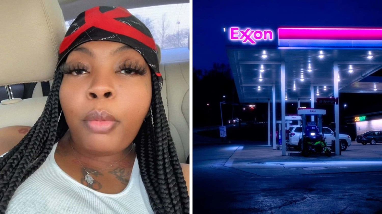 'This Is Unbelievable': Texas Woman Goes to Exxon Station. Then She Notices a Strange Item On the Bathroom Door—And Calls the Cops