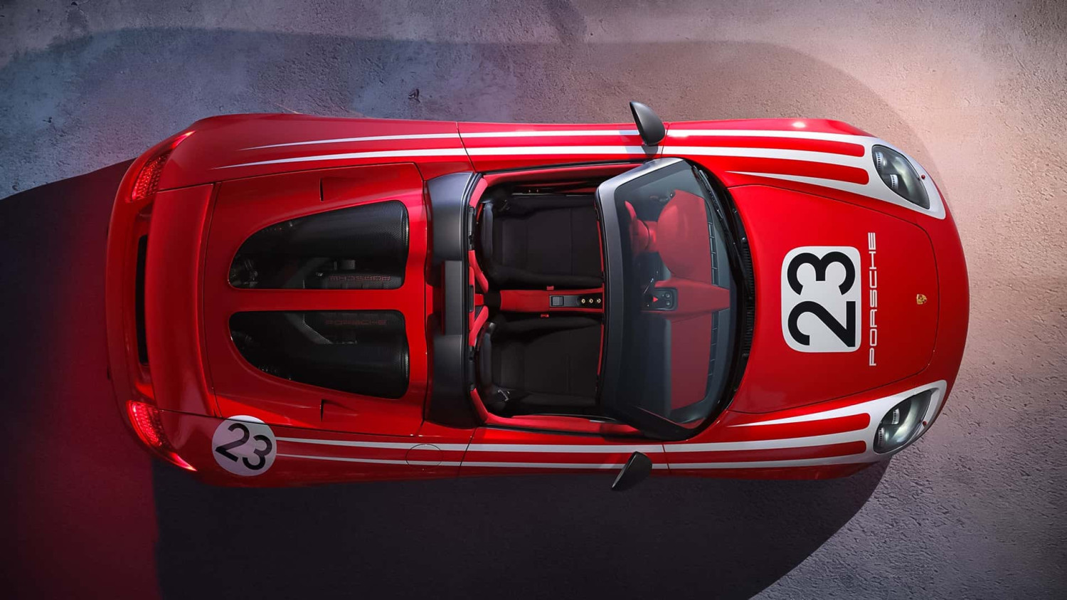 El Porsche Carrera GT recibe este llamativo diseño en rojo