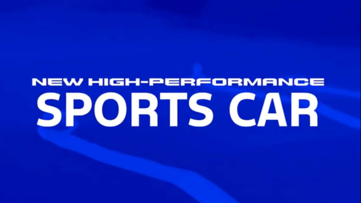 Ford, Ford's New 'High-Performance Sports Car' Debuts On January 15