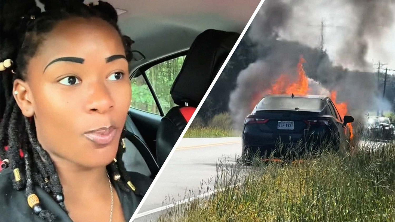 Toyota, Toyota Camry, 'Just Said Check Engine:' Woman's 2021 Toyota Camry Sits Idle for 8 Days. Then It Bursts Into Flames 15 Minutes Into Driving