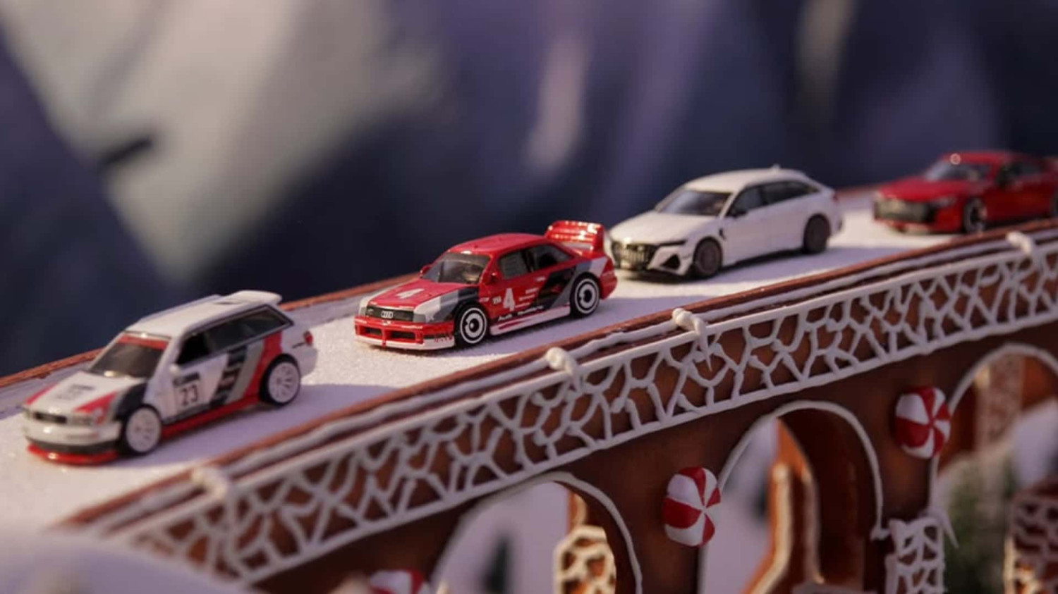 Audi, L'incroyable vidéo de Noël de Audi en stop-motion avec des voitures die-cast