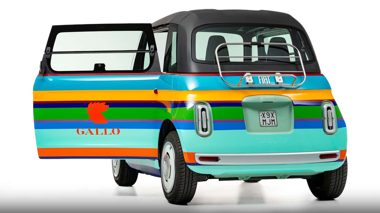 La Fiat Topolino porte (encore) des chaussettes Gallo