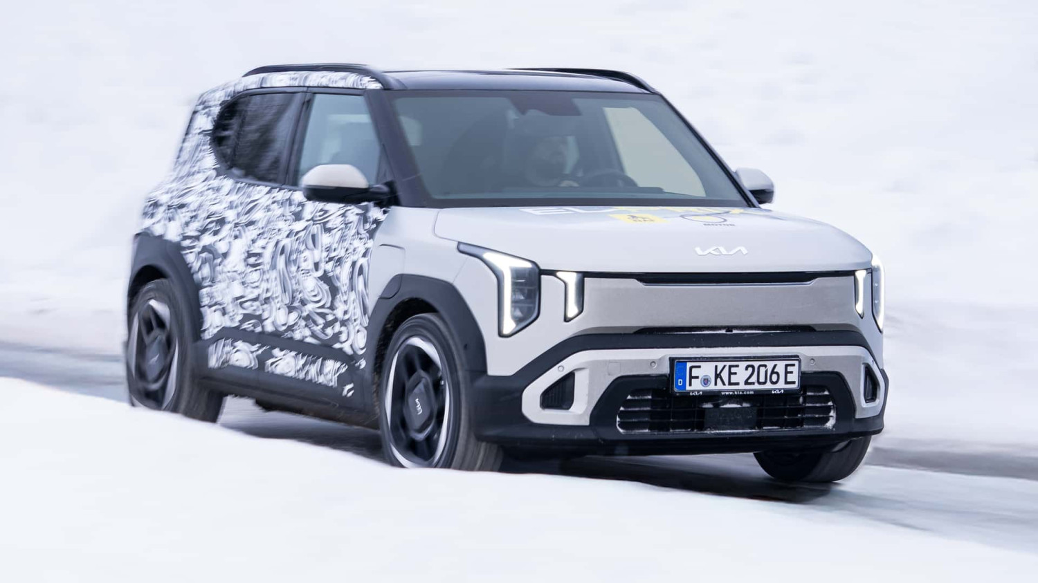 Kia, La Kia EV2 affronte un test d'autonomie hivernal brutal