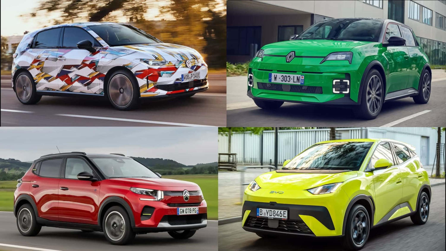 Renault, Citroën, VW ID. Polo: Erster Daten-Vergleich mit Renault 5 und Citroën e-C3