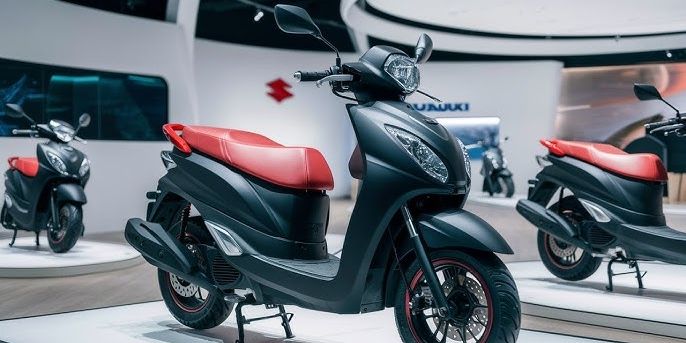Suzuki , Yamaha, Motor Matic Suzuki Terbaru 2025 Siap Tantang Yamaha Filano dan Fazzio, Desain Retro dan Fitur Canggih!