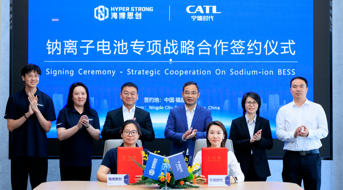 CATL Inks Deal For 60 GWh Of Sodium Energy Storage Batteries Over Next Three Years