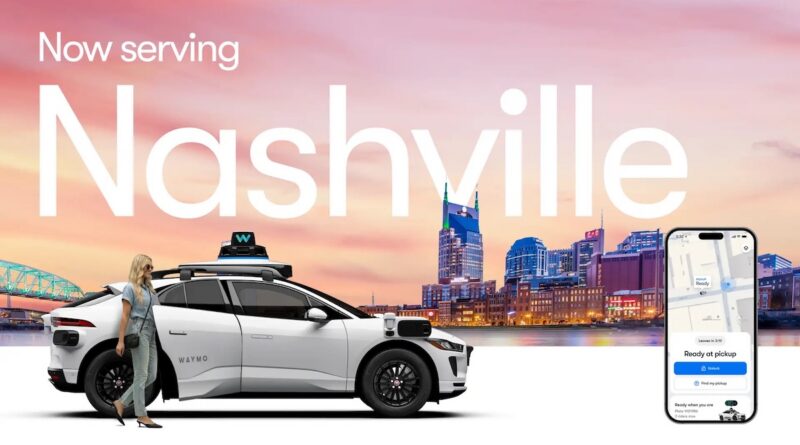 Waymo Launches in Nashville