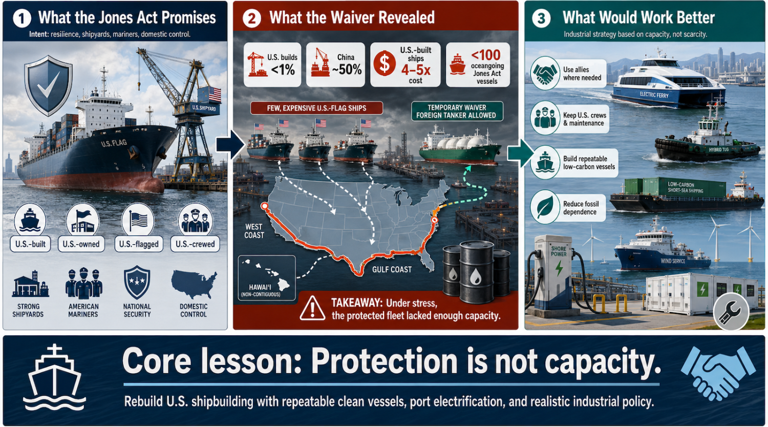Jones Act Waiver Exposes America’s Shipbuilding Gap